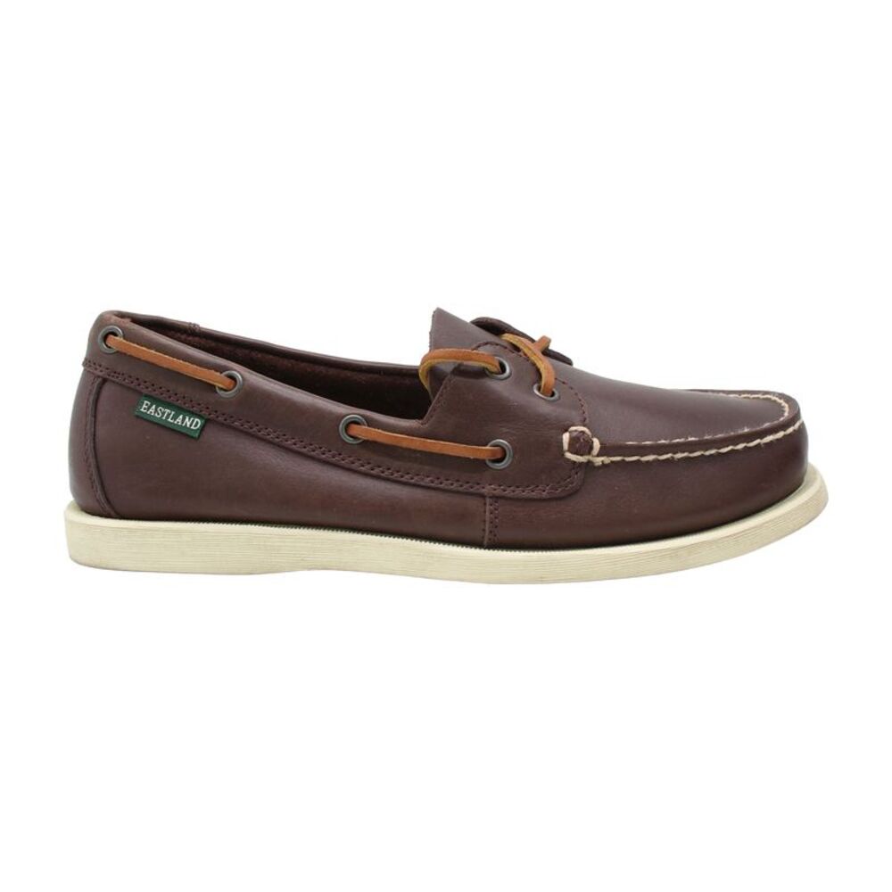 EASTLAND Mens Leather Upper Balance Comfort Boat Shoes, NWT